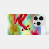 Red Gazelle 310824AREF133 - Watercolor iPhoneケース (裏面横)