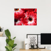 Red Gerberas Poster、S Cyr ポスター (ホームオフィス)