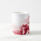 Red Gift and Roses Valentines モーフィングマグカップ (中央)