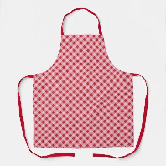 Red Gingham Apron エプロン (正面)
