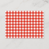 Red Gingham Baby Soda Ready to POP Books for Baby エンクロージャーカード (裏面)