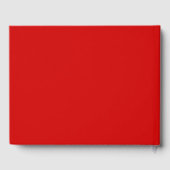 Red Gingham Bow Graduation Party ゲストブック (裏面)