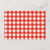 Red Gingham Meatball Diapper Raffle エンクロージャーカード (裏面)