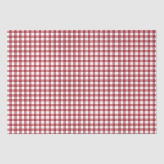 Red Gingham Plaid  薄葉紙 (正面)