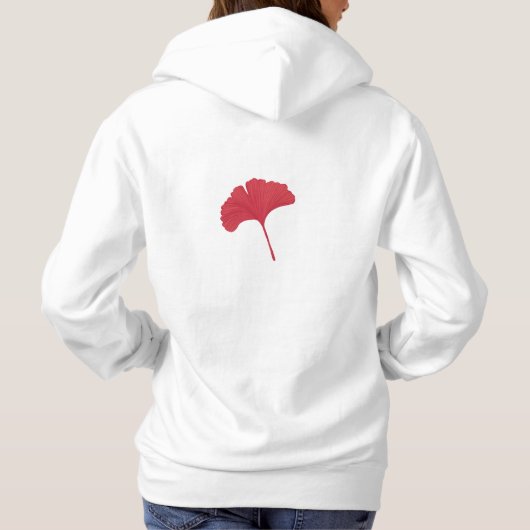 Red Ginkgo Leaves  パーカ (裏面)