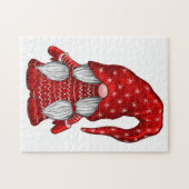 Red Girl Gnome Jigsaw Puzzle ジグソーパズル (横)