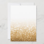 Red Glass Bottle Glittery Company Christmas 招待状 (裏面)