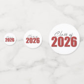 Red Glitter Class of 2026 コンフェッティ (正面)