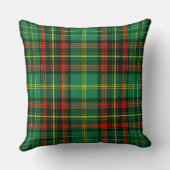 Red Gold and Green Checkered Christmas    クッション (裏面)