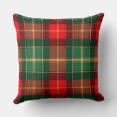 Red Gold and Green Checkered Christmas    クッション (裏面)