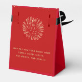 Red Gold Chinese New Year of the Horse フェイバーボックス (裏面サイド)
