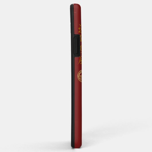 Red & Gold Chinese Zodiac Year of the Horse Case-Mate iPhoneケース (裏面/右)