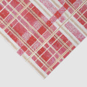 Red Gold Christmas Plaid Pattern#2 ID1009 薄葉紙 (詳細)