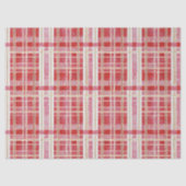 Red Gold Christmas Plaid Pattern#2 ID1009 薄葉紙 (正面)