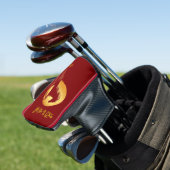 Red & Gold  Zodiac Year of the Horse Golf Putter ゴルフヘッドカバー (インサイチュ)