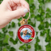 Red Golfer Photo High School Golf Team キーホルダー (手)