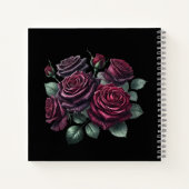 Red Gothic Roses ノートブック (裏面)