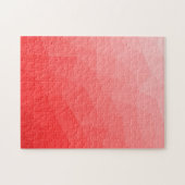 Red gradient geometric mesh pattern ジグソーパズル (横)