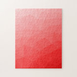 Red gradient geometric mesh pattern ジグソーパズル<br><div class="desc">Red gradient geometric mesh pattern jigsaw puzzle. 
Triangle geometric mesh with light to dark ombre gradient.</div>