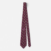 Red Grapes Pattern ネクタイ (正面)