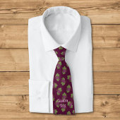Red Grapes Pattern ネクタイ