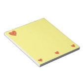 Red Graphic Note紙 ノートパッド (アングル)