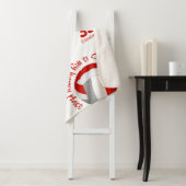 red gray volleyball court happy place typography シェルパブランケット (インサイチュ)