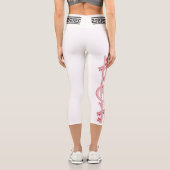 red Greek Capri Leggings カプリレギンス (裏面)