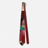 Red GreenとViolet-Yellowのリズム、Paul Klee Art ネクタイ (正面)