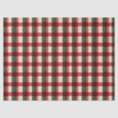 Red Green Buffalo Plaid Christmas 薄葉紙 (正面)