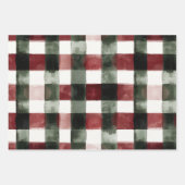 Red Green Camo Birthday ラッピングペーパーシート (正面3)