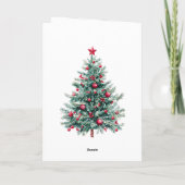 Red Green Christmas Santa Claus カード (裏面)