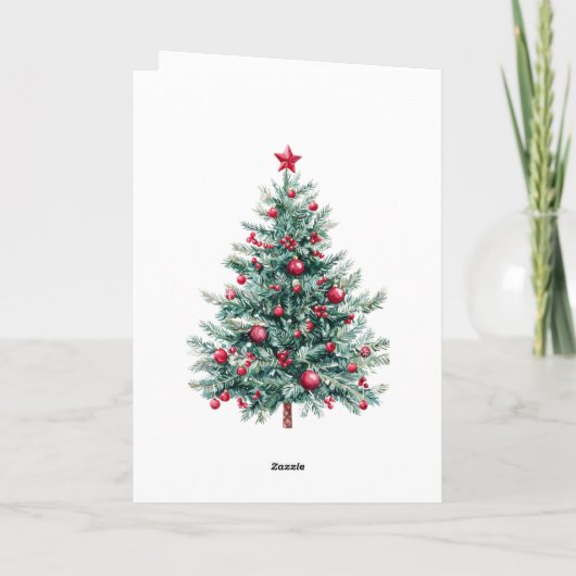 Red Green Christmas Santa Claus カード (裏面)