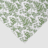 Red & Green Christmas Santa Toile 薄葉紙 (詳細)