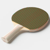 Red Green Christmas Stocking Ping Pong Paddle 卓球ラケット (正面アングル)
