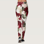 Red Green Cream Camo レギンス (裏面)