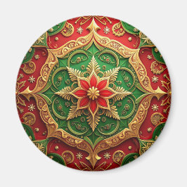 Red Green Decorative Christmas Holiday Magnet マグネット