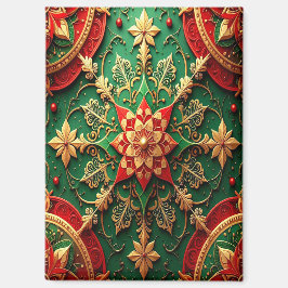 Red Green Decorative Christmas Holiday Magnet マグネット