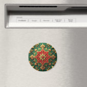 Red Green Decorative Christmas Holiday Magnet マグネット (インサイチュ (食洗機))