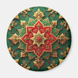 Red Green Decorative Christmas Holiday Magnet マグネット