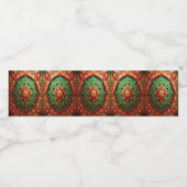 Red Green Decorative Holiday ペットボトルラベル (シングルラベル)