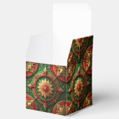 Red Green Decorative Holiday Favor Box フェイバーボックス (オープン)