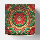 Red Green Decorative Holiday Favor Box フェイバーボックス (上部)