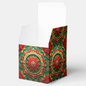 Red Green Decorative Holiday Favor Box フェイバーボックス (オープン)