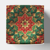 Red Green Decorative Holiday Favor Box フェイバーボックス (上部)