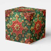Red Green Decorative Holiday Favor Box フェイバーボックス (裏面サイド)