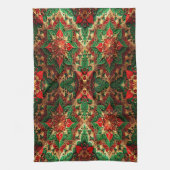 Red Green Decorative Holiday Kitchen Towel キッチンタオル (縦)