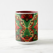 Red Green Decorative Holiday Mug マグカップ (中央)
