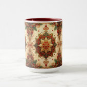 Red Green Decorative Holiday Mug マグカップ (中央)