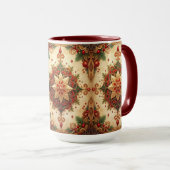 Red Green Decorative Holiday Mug マグカップ (正面右)